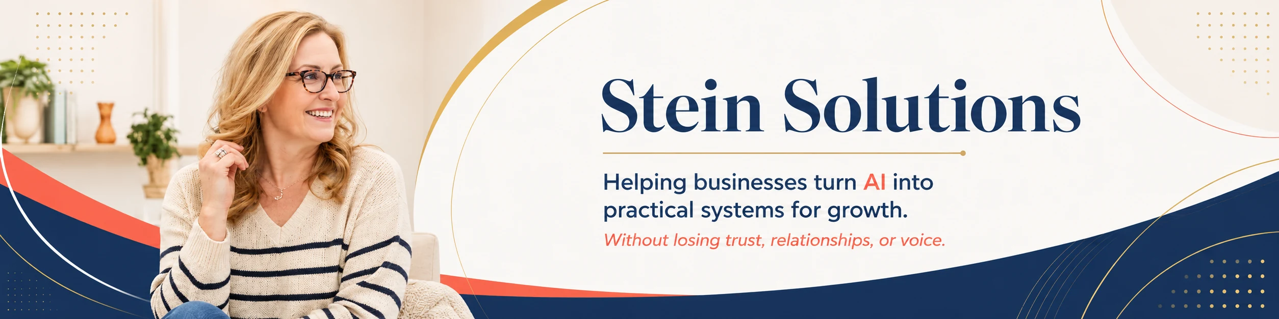 Stein Solutions — Helping businesses turn AI into practical systems for growth, without losing trust, relationships, or voice.