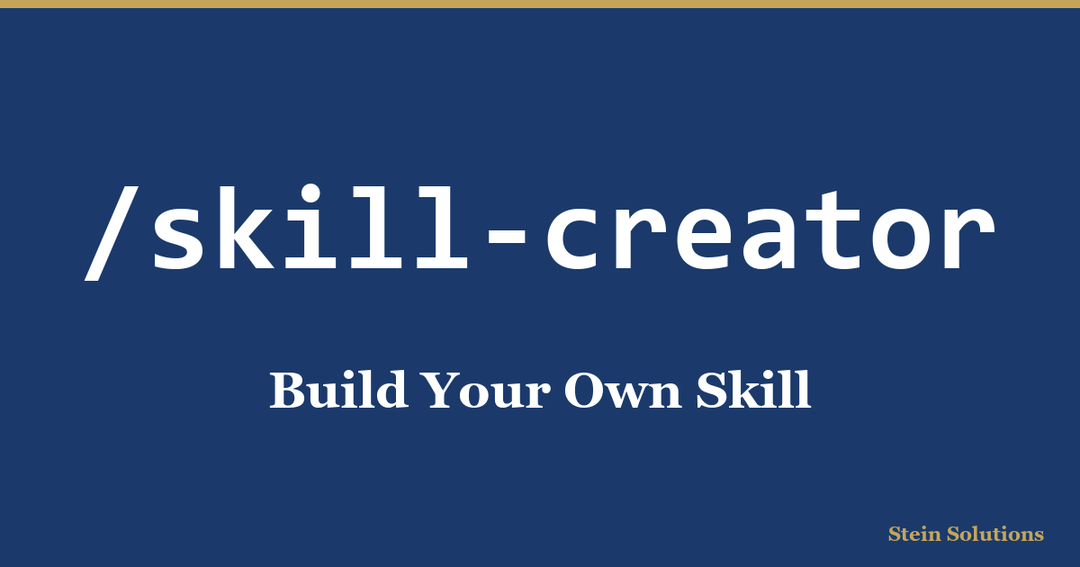 Skill creator shortcut card